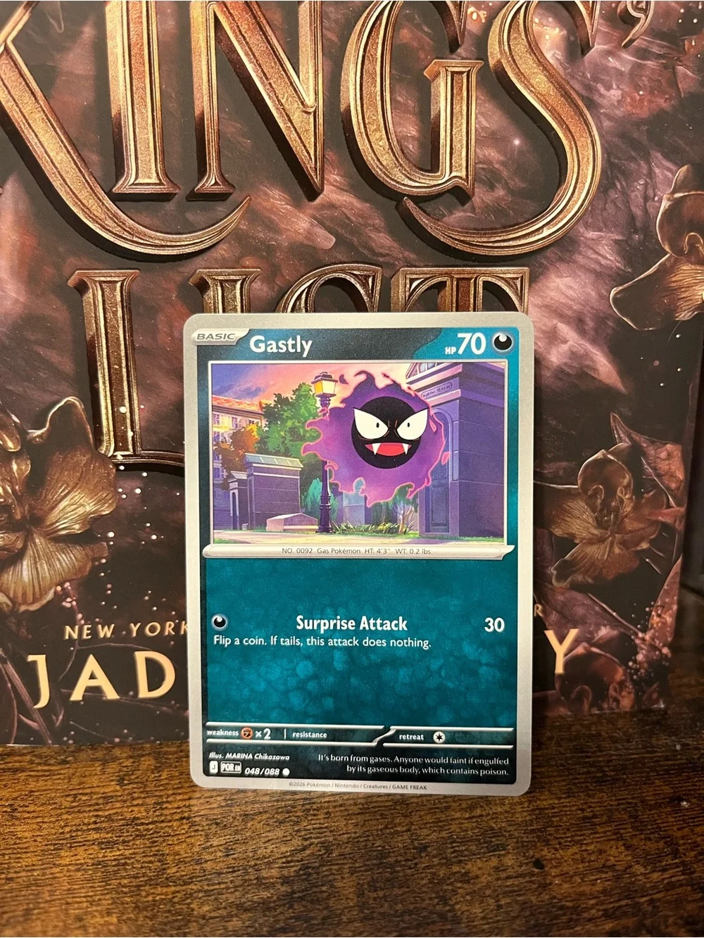 Gastly Pokémon Trading Card Perfect Order 048/088